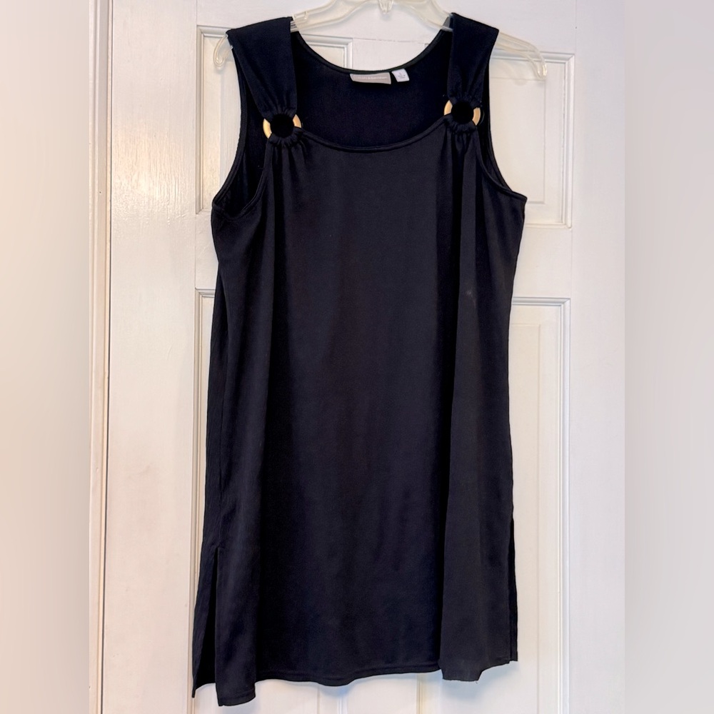 Croft & Barrow Black Sheath Swim Coverup